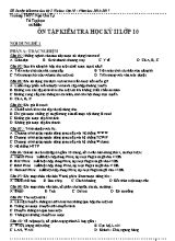 Ôn tập học kì II Tin học lớp 10 - Năm học 2016-2017 - Trường THPT Ngô Gia Tự
